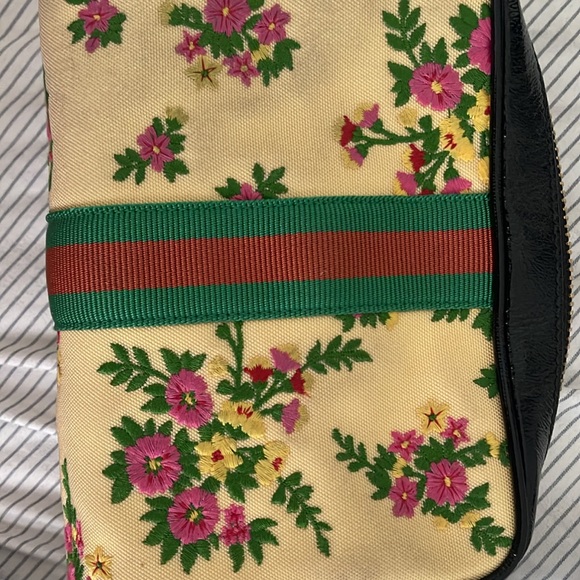 Gucci Limited Edition Mini Ophidia Floral Canvas Cross Body Bag - Picture 8 of 12